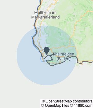 Servicegebiet von HMH Handwerker mit Herz GbR Kartendarstellung des Servicegebiets von HMH Handwerker mit Herz GbR