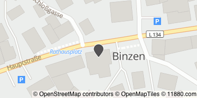 Auf Stadtplan Binzen, Kreis Lörrach anzeigen