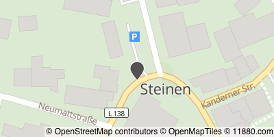 Auf Stadtplan Steinen, Kreis Lörrach anzeigen