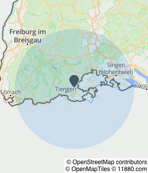 Servicegebiet von Kfz Meisterbetrieb Müller Kartendarstellung des Servicegebiets von Kfz Meisterbetrieb Müller