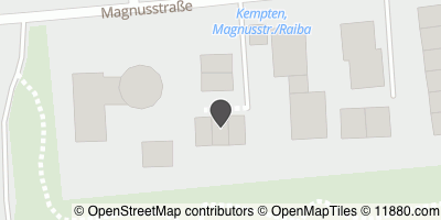 Auf Stadtplan Kempten, Allgäu anzeigen