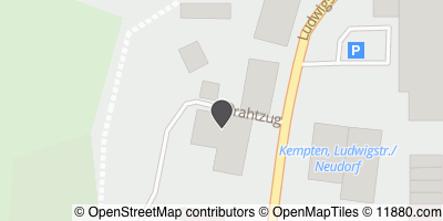 Auf Stadtplan Kempten, Allgäu anzeigen