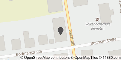 Auf Stadtplan Kempten, Allgäu anzeigen