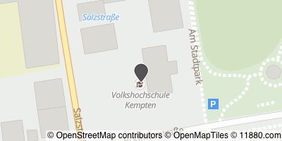 Auf Stadtplan Kempten, Allgäu anzeigen