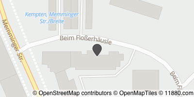 Auf Stadtplan Kempten, Allgäu anzeigen
