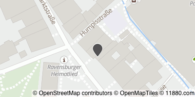 Auf Stadtplan Ravensburg, Württemberg anzeigen