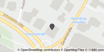 Auf Stadtplan Ravensburg, Württemberg anzeigen