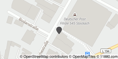 Auf Stadtplan Stockach, Baden anzeigen