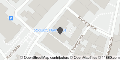 Auf Stadtplan Stockach, Baden anzeigen