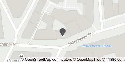 Auf Stadtplan Rosenheim, Oberbayern anzeigen