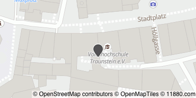 Auf Stadtplan Traunstein, Oberbayern anzeigen