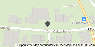 Auf Stadtplan Schwenningen, Baden anzeigen