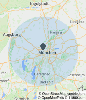 Kartendarstellung des Servicegebiets von Valton Ngucati