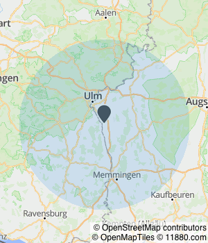 Kartendarstellung des Servicegebiets von Rocco Triscari Smart Repair