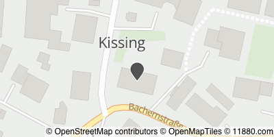 Auf Stadtplan Kissing anzeigen