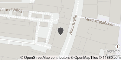 Auf Stadtplan Augsburg, Bayern anzeigen