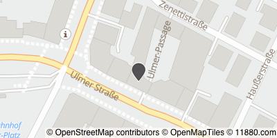 Auf Stadtplan Augsburg, Bayern anzeigen