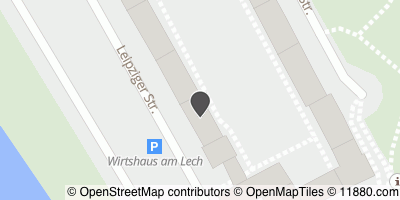 Auf Stadtplan Augsburg, Bayern anzeigen