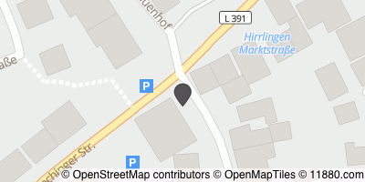 Auf Stadtplan Hirrlingen, Kreis Tübingen anzeigen