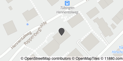 Auf Stadtplan Tübingen anzeigen