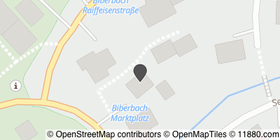 Auf Stadtplan Biberbach, Schwaben anzeigen