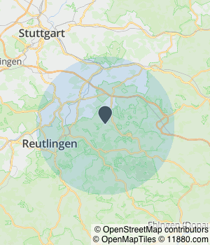 Kartendarstellung des Servicegebiets von Beutke und Fränzel GbR