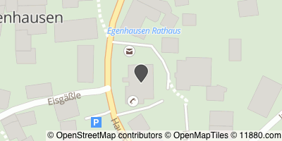 Auf Stadtplan Egenhausen, Württemberg anzeigen