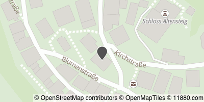 Auf Stadtplan Altensteig, Württemberg anzeigen