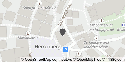 Auf Stadtplan Herrenberg im Gäu anzeigen