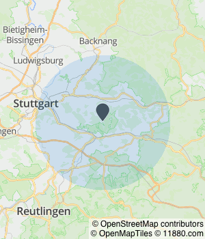 Kartendarstellung des Servicegebiets von KoraTec 24 7