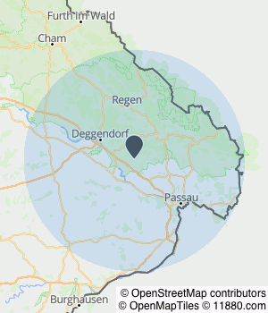 Servicegebiet von B/B Wohn & Renovierungsservice Kartendarstellung des Servicegebiets von B/B Wohn & Renovierungsservice