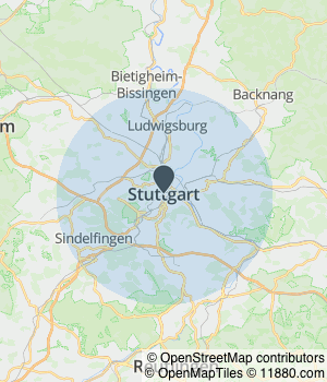 Kartendarstellung des Servicegebiets von FlinkUmzug