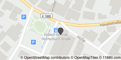 Auf Stadtplan Urbach, Rems anzeigen