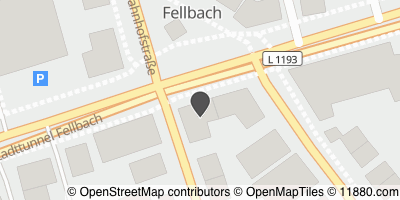 Auf Stadtplan Fellbach, Württemberg anzeigen