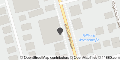 Auf Stadtplan Fellbach, Württemberg anzeigen