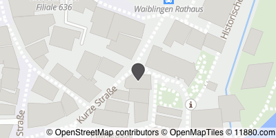 Auf Stadtplan Waiblingen, Rems anzeigen