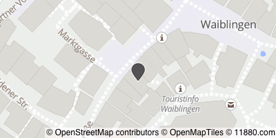 Auf Stadtplan Waiblingen, Rems anzeigen