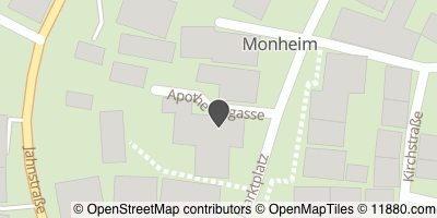 Auf Stadtplan Monheim, Schwaben anzeigen