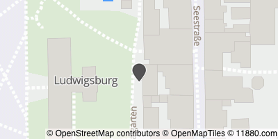 Auf Stadtplan Ludwigsburg, Württemberg anzeigen