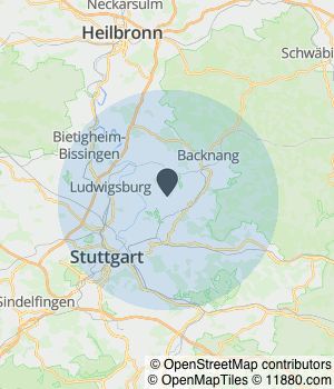 Kartendarstellung des Servicegebiets von ASM | Agrarservice Motzer & MOSCHO