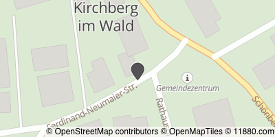 Auf Stadtplan Kirchberg im Wald anzeigen