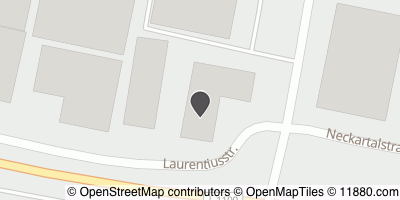 Auf Stadtplan Ludwigsburg, Württemberg anzeigen