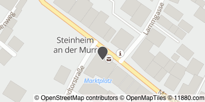 Auf Stadtplan Steinheim an der Murr anzeigen