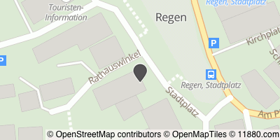 Auf Stadtplan Regen anzeigen