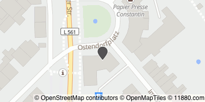 Auf Stadtplan Karlsruhe, Baden anzeigen