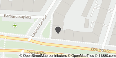 Auf Stadtplan Karlsruhe, Baden anzeigen
