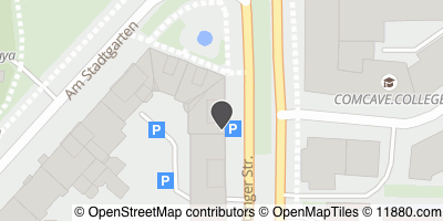 Auf Stadtplan Karlsruhe, Baden anzeigen