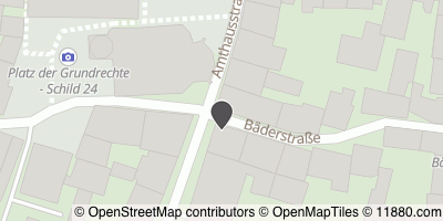 Auf Stadtplan Karlsruhe, Baden anzeigen