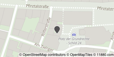 Auf Stadtplan Karlsruhe, Baden anzeigen