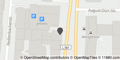 Auf Stadtplan Karlsruhe, Baden anzeigen